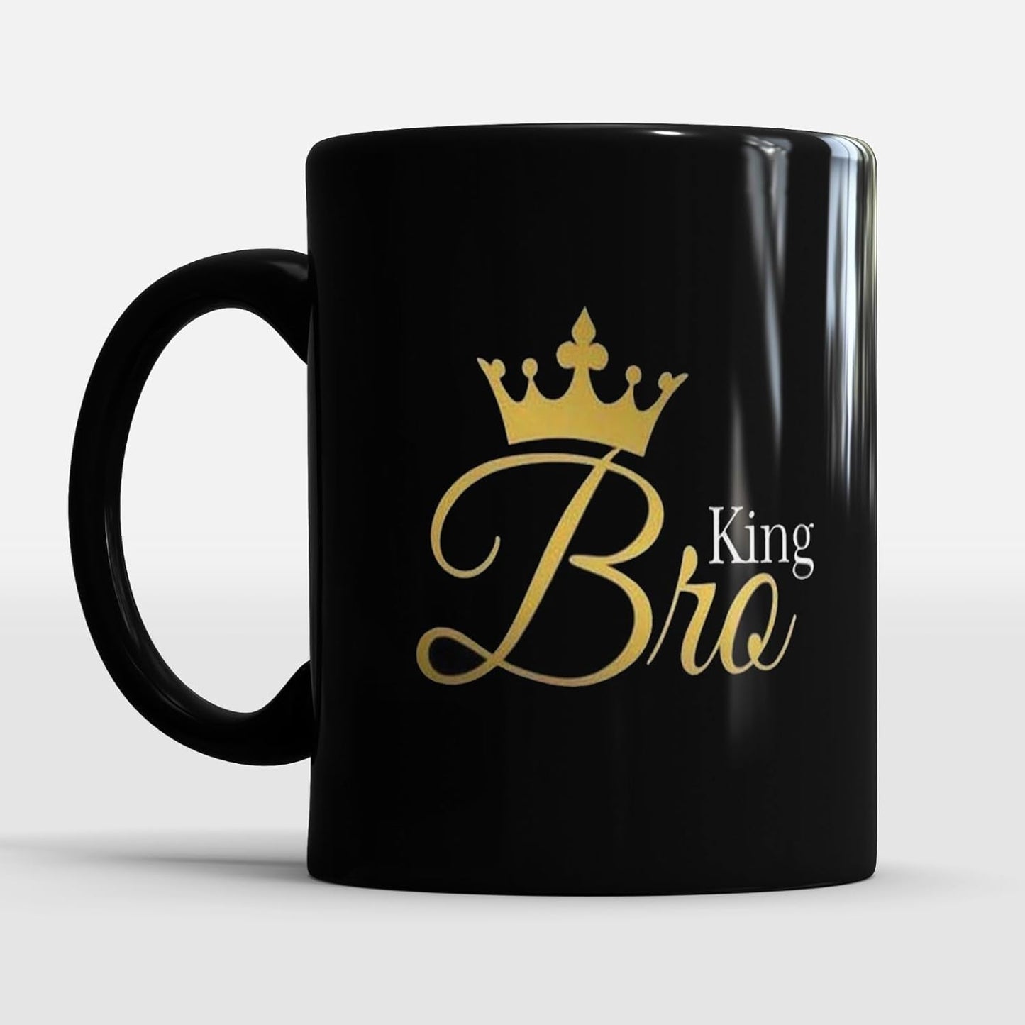 VMMPL Rakhi Gift Combo for Brother & Bhabhi – Set of 2 Kundan Rakhi with King Bhaiya & Queen Bhabhi Printed Mugs, Greeting Card – Rakshabandhan Special