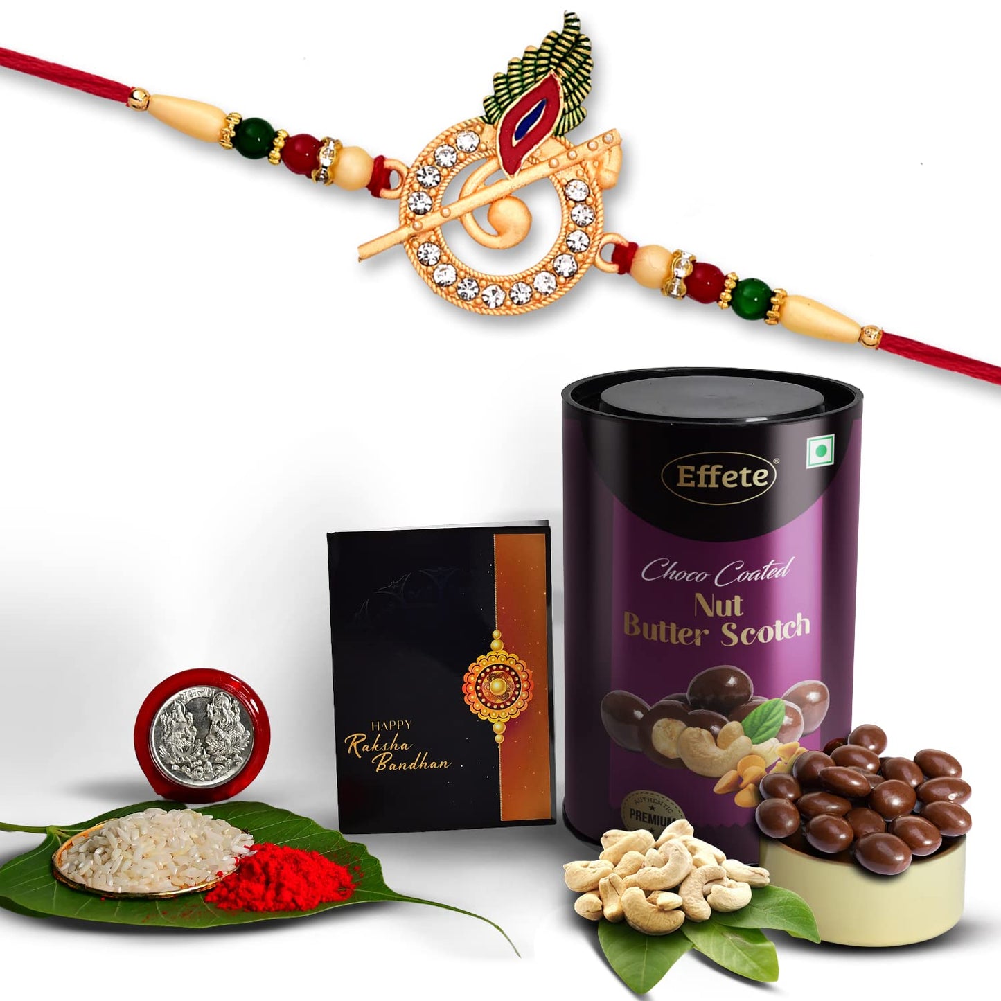 Rakhi Gift Combo with Chocolate – Pack of 5 | Raksha Bandhan Special Hamper-Brother, Kids (K1_703_BS)DeoDap