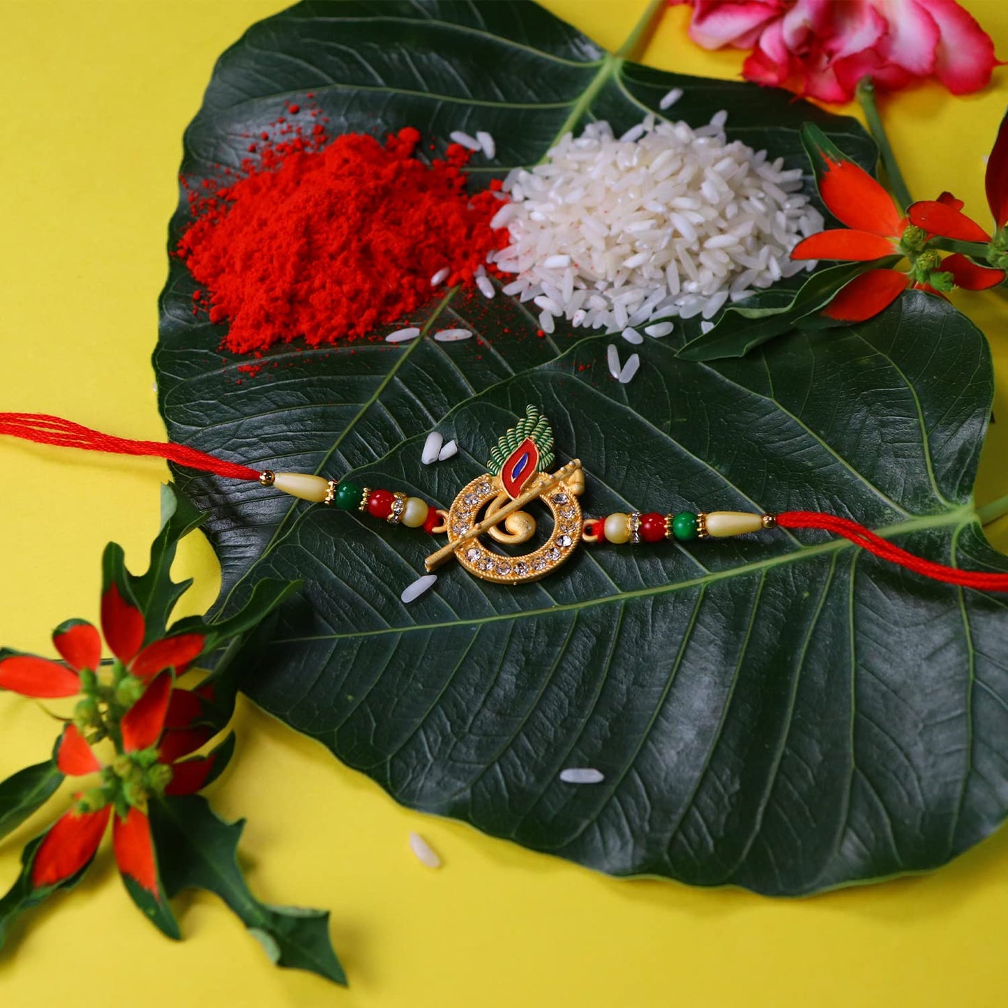 Rakhi Gift Combo with Chocolate – Pack of 5 | Raksha Bandhan Special Hamper-Brother, Kids (K1_703_BS)DeoDap