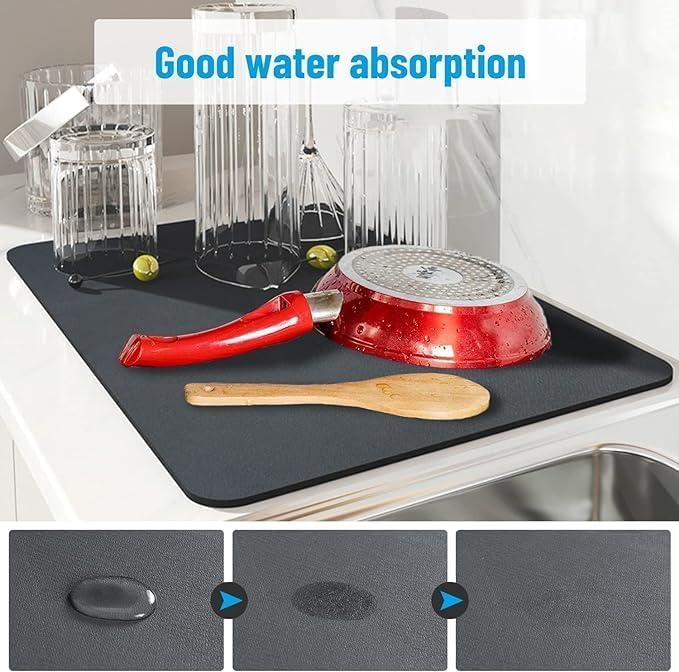 ECO METRIX Kitchen Utensil Dish Drying Mat