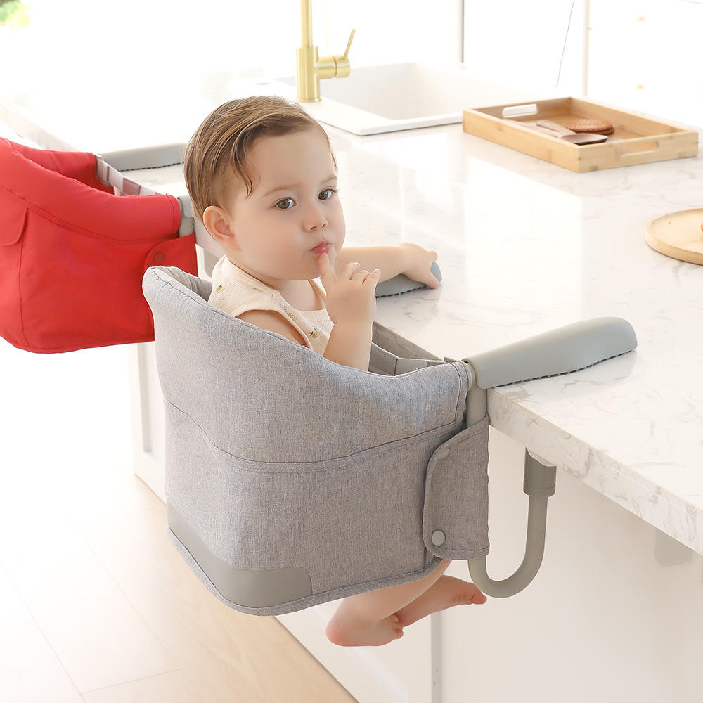 Unique Babies Latest 4 in 1 Foldable Plastic Feeding Baby Eat Portable Dining Table Clip Hook on Hight Chair 2025