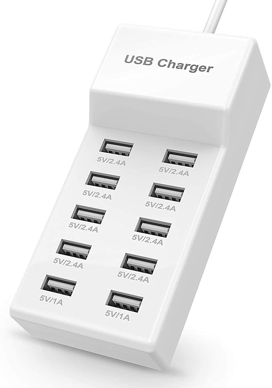 CEZO 10-Port USB Charging Station β Fast, Safe & Smart Charging for All Your Devices