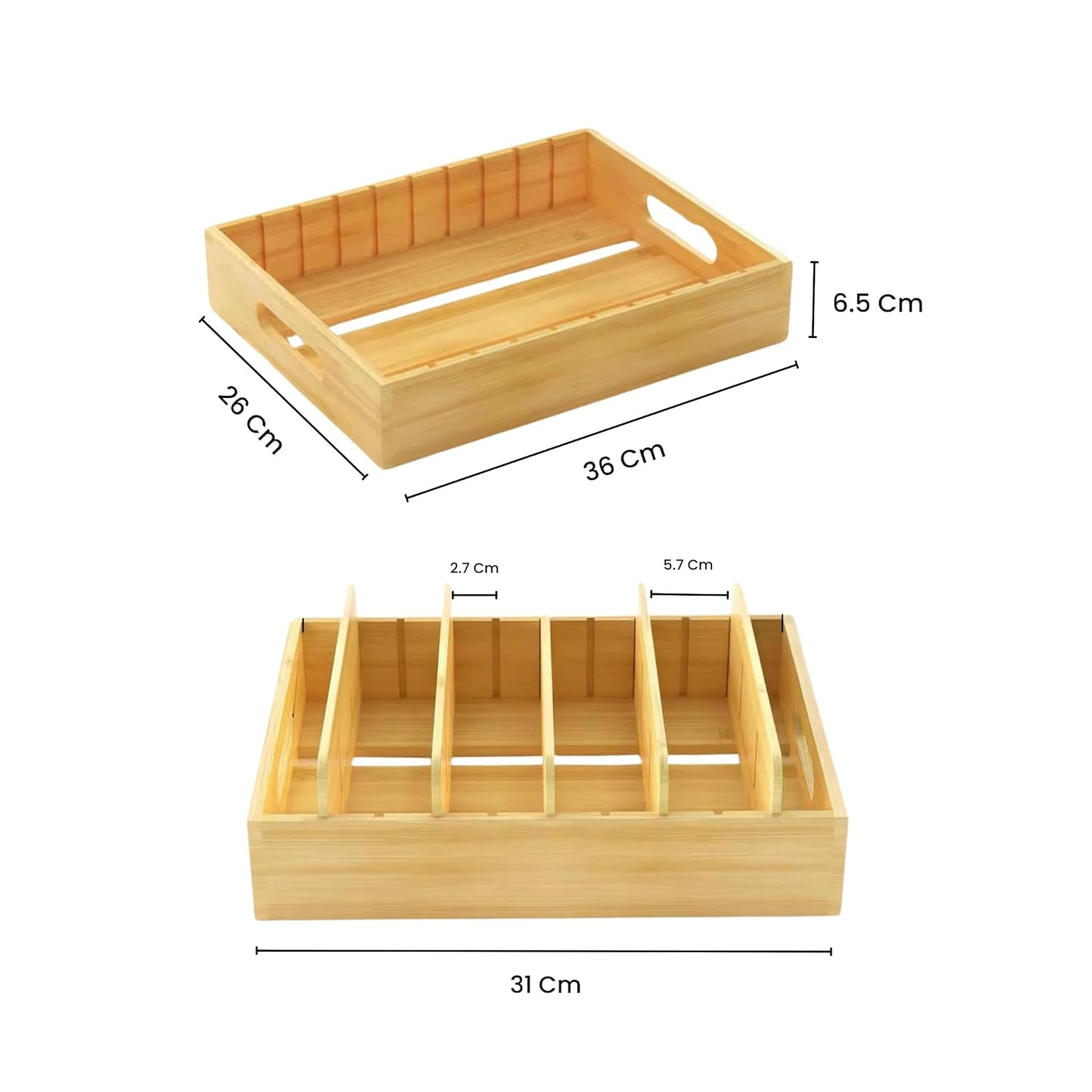 HomeEssentials Wooden Lid Organizer – 5 Compartments Rack/Adjustable Rack Pan Holder/Tava Stand/Pot Stand for Kitchen Organizers Kadai Tawa Storage Pot Lid Pans