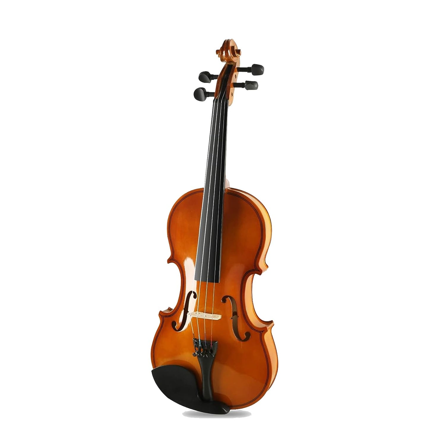 π» Kadence Vivaldi 4/4 Violin with Bow, Rosin & Hard Case β Brown Glossy Finish (Model V001C)