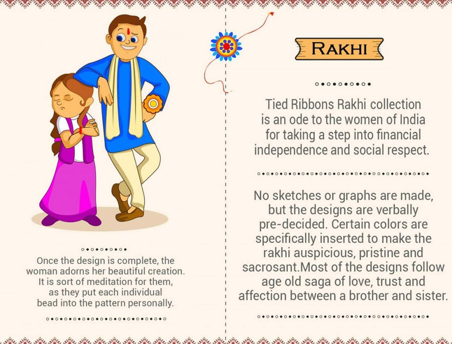 Rakhi Gift for Brother - Premium Rakhi with Ferrero Rocher Chocolate Pack and Greeting Card - Raksha Bandhan Special Combo