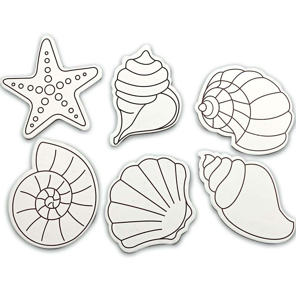 VMMPL Art N Craft Kit for Kids β Seashells Fridge Magnets | Creative DIY Toys | Nature-Themed Kids Activity for 8+ Years