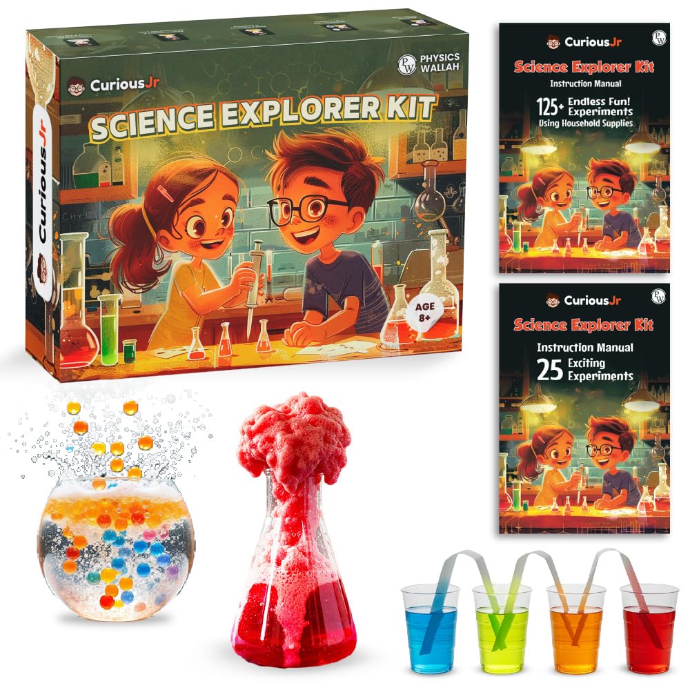 VMMPL Science Explorer Kit | 150+ Science Experiments for Kids Ages 8 to 15 | Fun & Educational STEM Toy for Boys & Girls