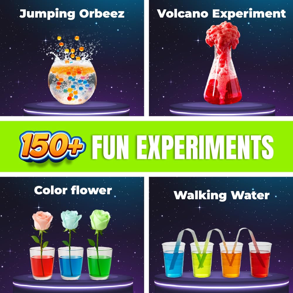 VMMPL Science Explorer Kit | 150+ Science Experiments for Kids Ages 8 to 15 | Fun & Educational STEM Toy for Boys & Girls