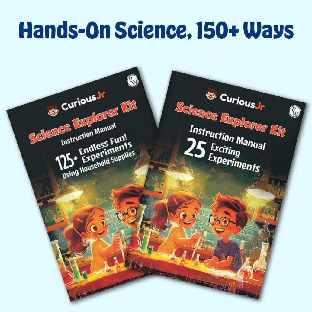 VMMPL Science Explorer Kit | 150+ Science Experiments for Kids Ages 8 to 15 | Fun & Educational STEM Toy for Boys & Girls
