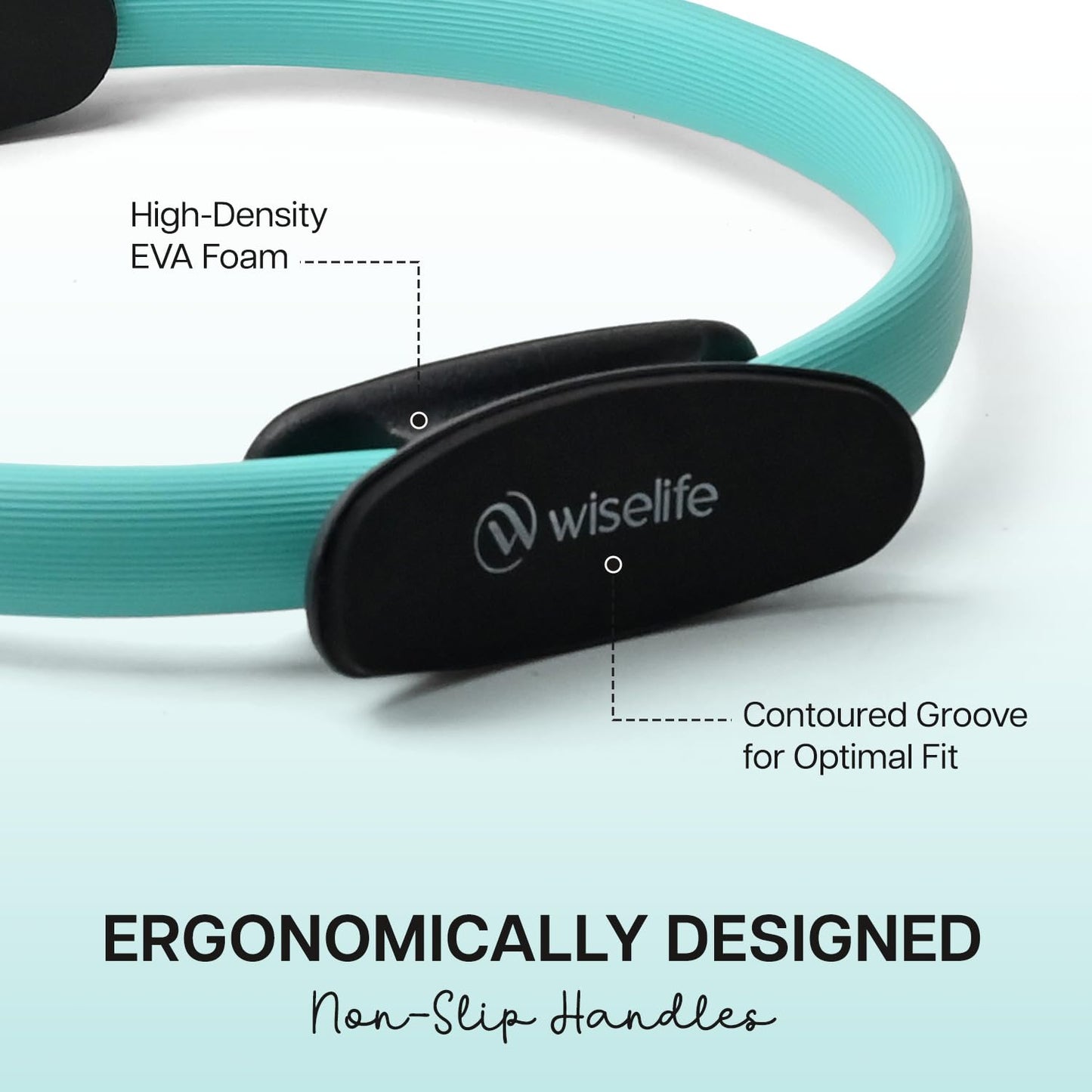 Wiselife Pilates Ring Circle | Inner Thigh Exercise & Yoga Fitness Ring for Home Workouts