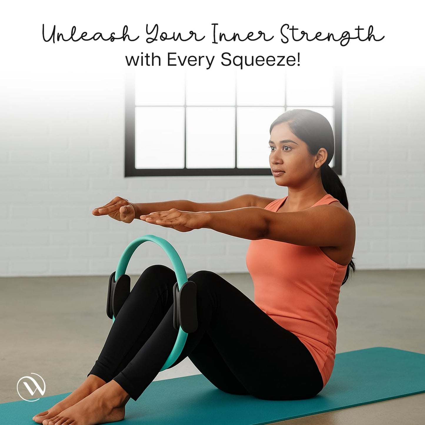 Wiselife Pilates Ring Circle | Inner Thigh Exercise & Yoga Fitness Ring for Home Workouts