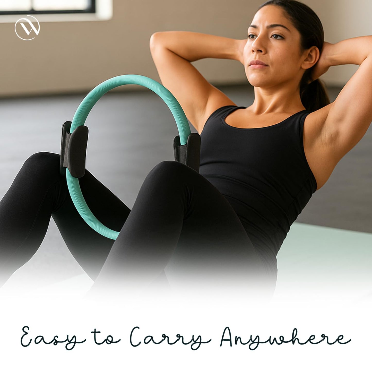 Wiselife Pilates Ring Circle | Inner Thigh Exercise & Yoga Fitness Ring for Home Workouts