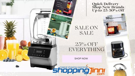 ShoppingJinni online store offering new brands with 25–50 percent discount deals