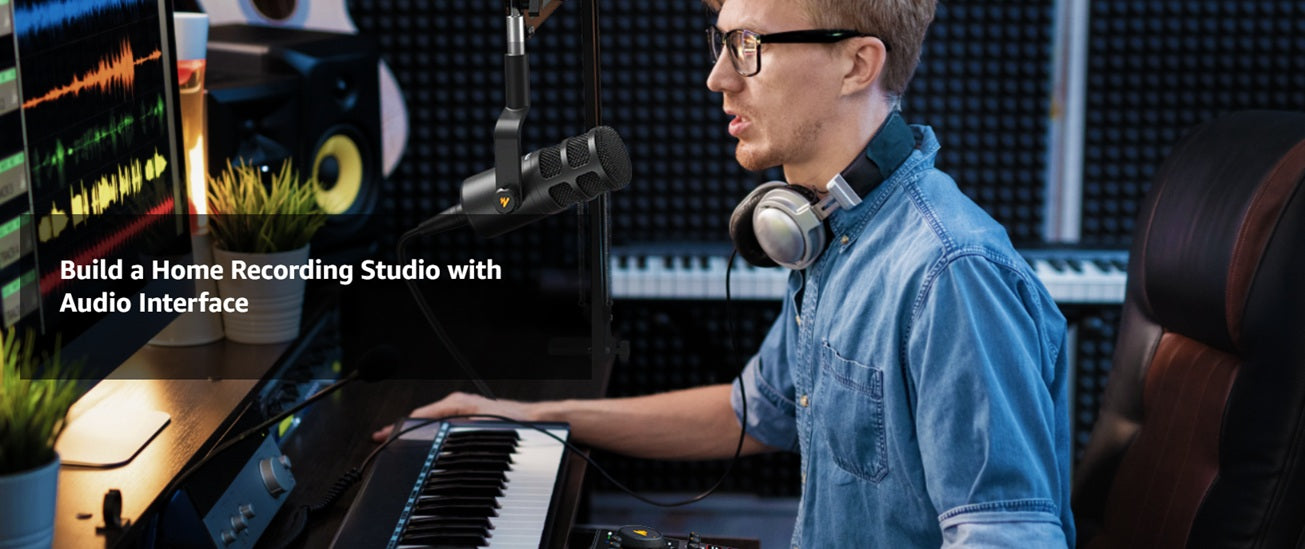 MAONO PD100S XLR Dynamic Microphone for Podcast | Cardioid Studio Microphone with Boom Arm, Voice Isolation Technology & Metal Body for Recording, Streaming, Voice Over & Home Studio