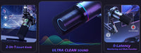 MAONO PD200XS XLR/USB Dynamic Microphone with RGB Lighting & Boom Arm | Professional Gaming, Podcast & Streaming Microphone