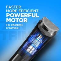 Havells Beard & Hair Trimmer |2-in-1 Special Blade| Comes with 4 Beard & 2 Hair Combs|Type C Turbo Charge|No Nicks & Cuts|2 Year Guarantee|BT4001