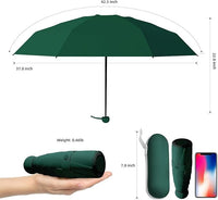 TEKCOOL UV Big Size Umbrella for Sun Protection Rain Windproof Strong Large 2 fold for Men Women Kids Boys Girls Perfect Umbrella with Cover Small case Stylish Windproof & Compact UV Large Size'