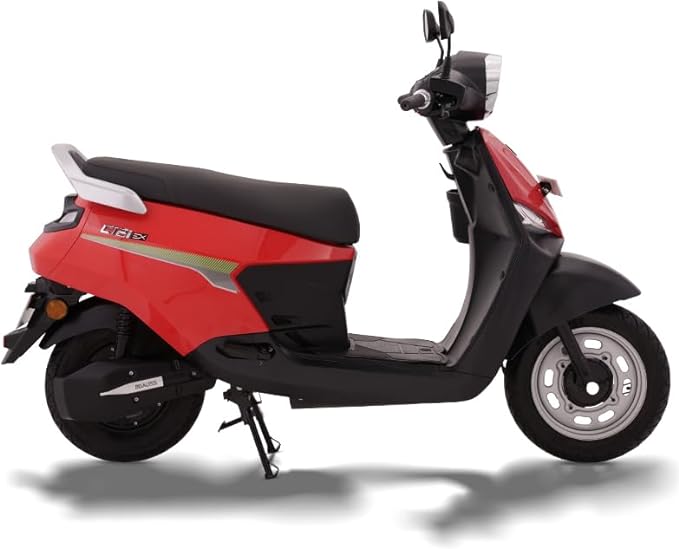 BGauss BG C12i Ex Electric Scooter with Charger, Red Black (Advance Booking for Ex-Showroom)