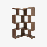 Albert Storage Cabinet In Walnut & Cherry Brown Finish