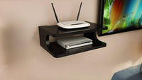 WiFi Router Set Top Box Stand | WiFi Router Holder Wooden Wall Shelves | Wall Mount TV Cabinet Living Room Shelf