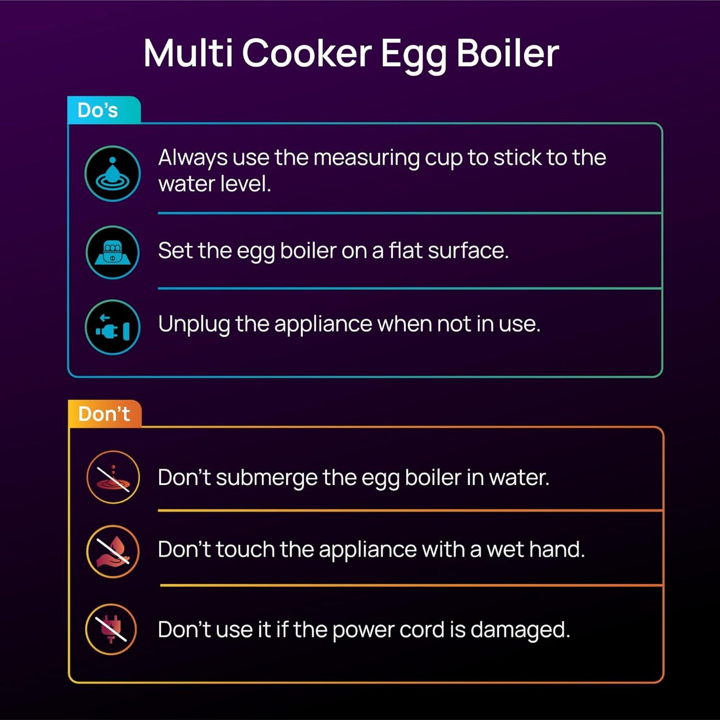 Wipro Elato BE201 4in1 Multicooker 500 Watt - Boils up to 16 Eggs, Steam Rice, Poach Eggs, Cook Vegetables - 3 Boiling Modes, Concurrent Cooking - 1 Year Warranty