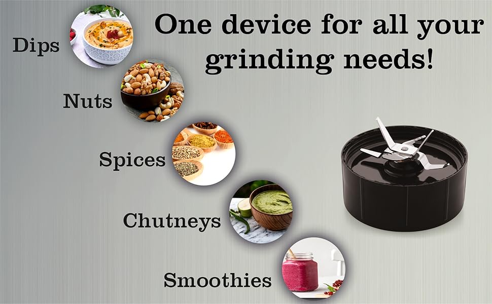 NutriPro 500W Juicer Mixer Grinder | Smoothie Maker with 2 Jars & Stainless Steel Blade | Powerful Motor | Silver | Dishwasher Safe | 1-Year Warranty
