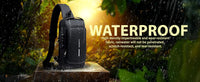 VMMPL Sling Bag for Men | Stylish Crossbody Chest Bag with USB Charging Port | Anti-Theft Shoulder Backpack for Men & Women | Travel Messenger Bag (Black – 17 x 9 x 32 cm)