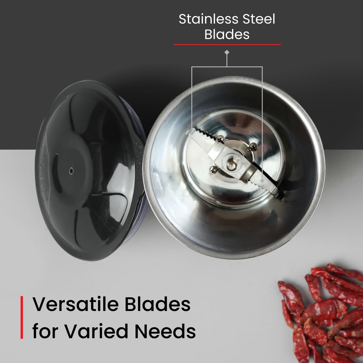Prestige Iris 750 Watt Mixer Grinder | 4 Jars - 3 Stainless Steel Jars + 1 Juicer Jar | 3 Speed Control | Ergonomic Handle | Black | 750W Powerful Motor | 2-Year Warranty