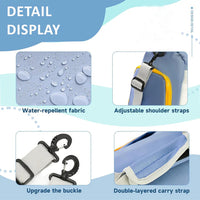 VMMPLStorite 50 CM Nylon Travel Duffle Bag for Men & Women | Waterproof Bag with Shoe Compartment & Wet Pocket – Blue
