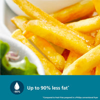 PHILIPS Air Fryer NA120/00 – 1500W, 4.2L, Rapid Air Technology, 90% Less Fat, 12 Presets, Black