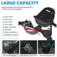 VMMPL Optifit® Thigh Bag for Bikers | Waterproof Waist & Leg Bag with Large Capacity | EVA Tactical Multi-Function Outdoor Sports Pouch for Riding, Hiking, Climbing (Black)