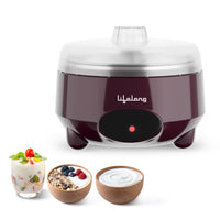 Lifelong Automatic Yogurt & Curd Maker for Home | 1 Litre Probiotic-Rich Electric Curd Machine with Auto Temperature Control | 304 Stainless Steel Container | Multi-Purpose Fermentation Appliance (Model: LLECM18)