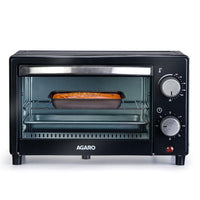 AGARO Marvel 9L Oven Toaster Griller (OTG), 800 Watts, Black – Toast, Bake, Grill & More