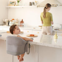 Unique Babies Latest 4 in 1 Foldable Plastic Feeding Baby Eat Portable Dining Table Clip Hook on Hight Chair 2025