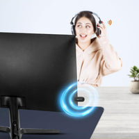 Basics 2-in-1 Bluetooth 5.0 Transmitter Receiver | USB Plug & Play Audio Adapter with Mic | Dual Mode TX/RX | 3.5mm AUX Support | Portable, Compact Design