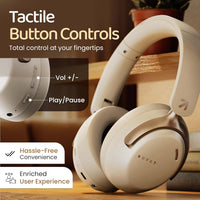 Boult Soniq Over-Ear Bluetooth Headphones – 70H Playtime, ENC Mic, Dual Pairing, and Powerful Bass
