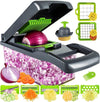 14 in 1 Multipurpose Chopper Fruits & Vegetable Cutters, Grater Peeler Chipser Unbreakable Food Grade Body Easy Push to Clean Button Slicer Dicer Chopper for Kitchen Mandoline Slicer Cutter