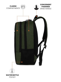 VMMPL FUR JADEN Anti Theft Laptop Backpack with Number Lock, 15.6 Inch Laptop Compartment, USB Charging Port, Organizer Pocket, 25L Capacity, Unisex Bag for Men, Women, Boys &amp; Girls