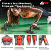 FitBox Sports Push-Up Bars Stand with Non-Slip Handles | Cushioned Foam Grip | Sturdy and Compact Push Up Handles for Strength Training – Unisex