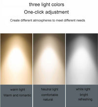 Groeien ABS Plastic LED 3 Color Wall Light | Hiranhead-Square Design | Warm, Natural & Cool White | Indoor/Outdoor Decorative Light for Bedroom, Living Room, Kitchen & More