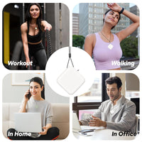 Loopoburq Wearable & Portable Air Purifier – Mint Green | Filterless, Lightweight, Ultra-Quiet | 120 Hours Battery Life