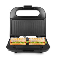 Milton Royal Pro Express 800W Toaster Griller Sandwich Maker | Non-Stick Grill Plates | Stainless Steel Body | Easy to Clean | LED Indicators | 1-Year Warranty – Black