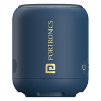 Portronics SoundDrum 1 12W Bluetooth Speaker – 360° Surround Sound | TWS | Type-C Charging | Blue
