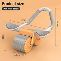 Proberos® Ab Roller Set with Counter & Silent Knee Pad | Premium Ab Roller with Elbow Support & Phone Holder for Core, Fitness & Home Workout