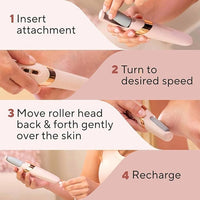 SPAREQUE Callus Remover for Feet – Rechargeable Pedicure Tool for Dead Skin & Cracked Heels