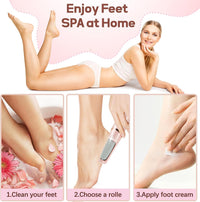 SPAREQUE Callus Remover for Feet – Rechargeable Pedicure Tool for Dead Skin & Cracked Heels