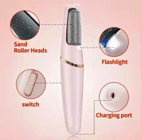 SPAREQUE Callus Remover for Feet – Rechargeable Pedicure Tool for Dead Skin & Cracked Heels