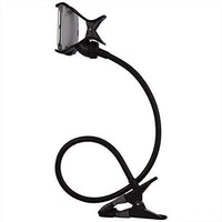 SWAPKART Flexible Mobile Tabletop Stand | Heavy Duty Metal Foldable Lazy Bracket Clip Mount | Multi-Angle Holder for All Smartphones &amp; Tablets – Multicolor