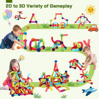 VMMPL Magnetic Sticks Game Kids Toy – 36pcs Learning Magnetic Building Blocks for Toddlers &amp; Kids (Age 3+)