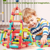 VMMPL Magnetic Sticks Game Kids Toy – 36pcs Learning Magnetic Building Blocks for Toddlers &amp; Kids (Age 3+)